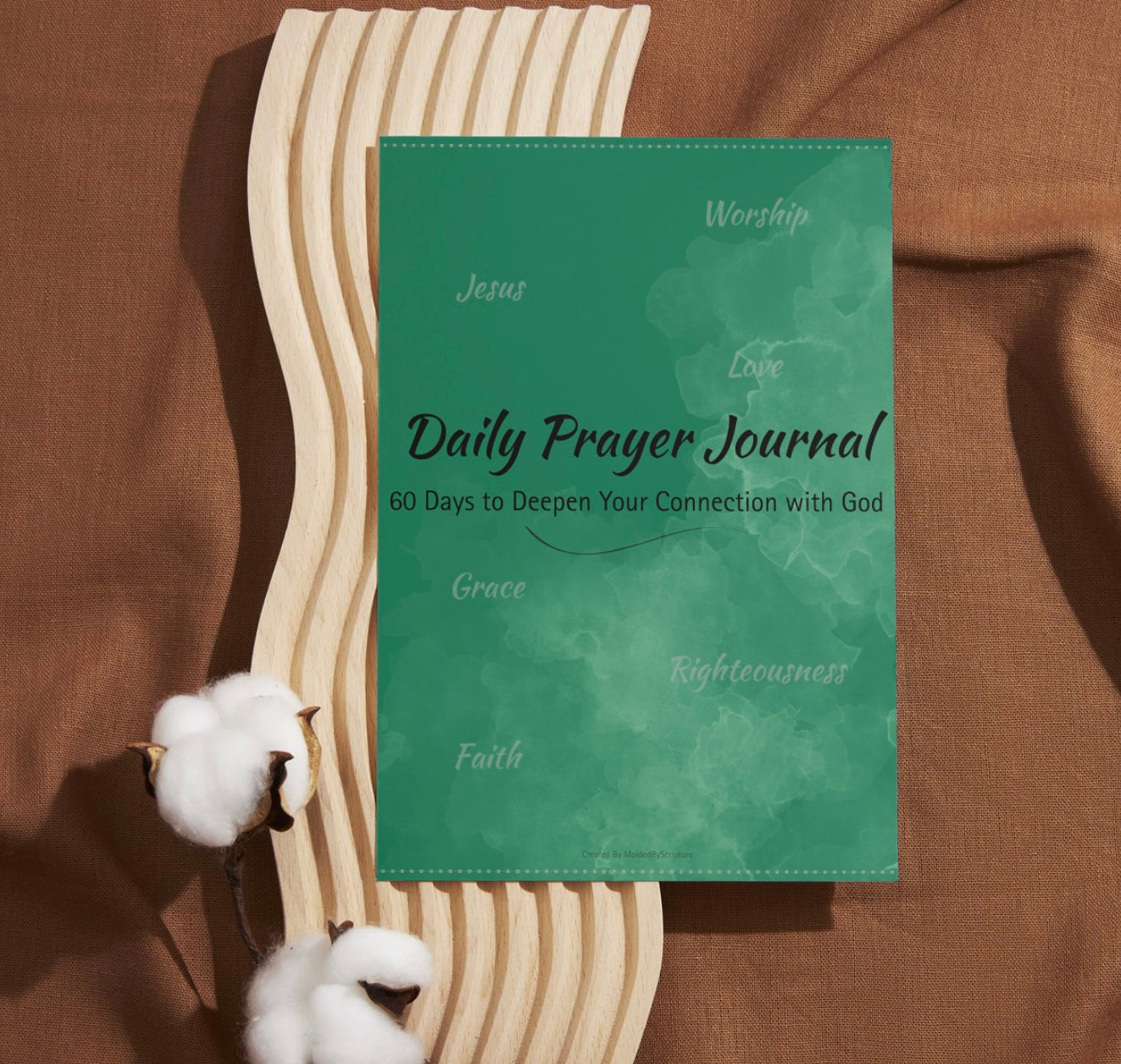 60-Day Digital Prayer Journal | Christian Printable Journal | Bible Study Planner | Faith & Gratitude Digital Download | MoldedByScripture
